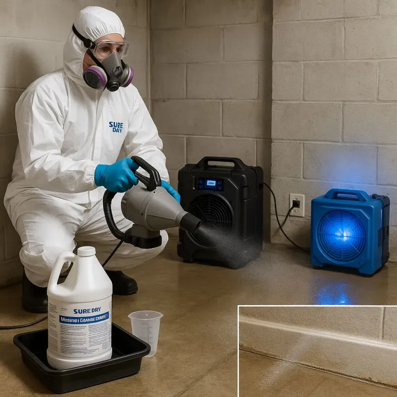 Sanitization and Odor Removal process in Sisco Heights, WA