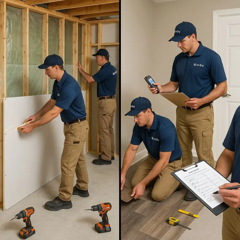 Repairs and Reconstruction process in Sisco Heights, WA